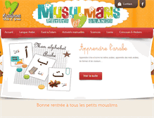 Tablet Screenshot of musulmanspetitsetgrands.com